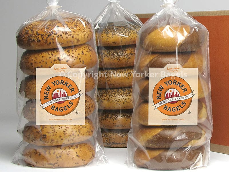 Product Image: New Yorker Bagels Marble Rye Bagels - Dozen