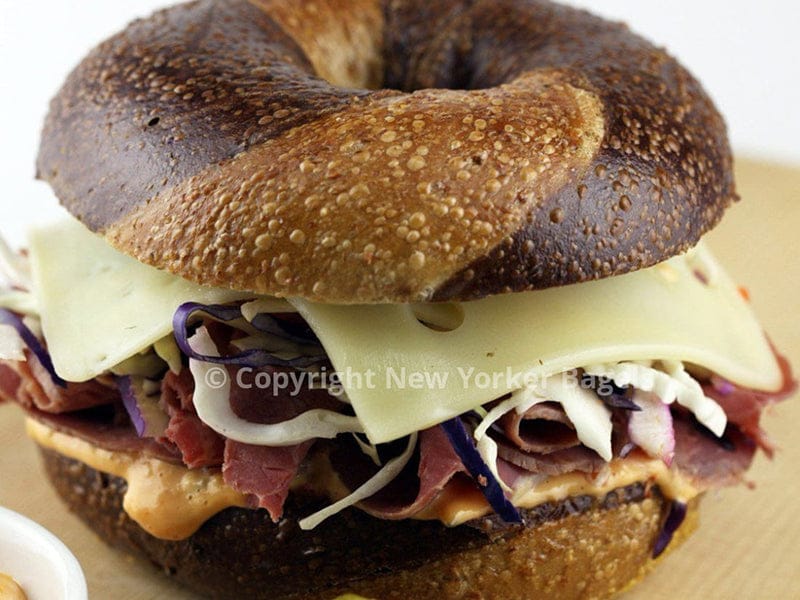 Product Image: New Yorker Bagels Marble Rye Bagels - Dozen