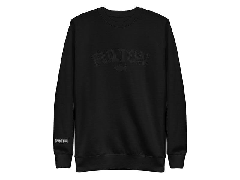 Fulton Fish Market Collegiate Fulton Dark Embroidery Unisex Sweatshirt image