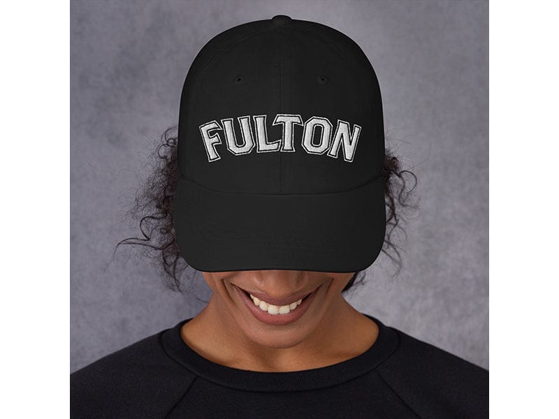 Fulton Fish Market Collegiate Black Fulton Dad Hat image