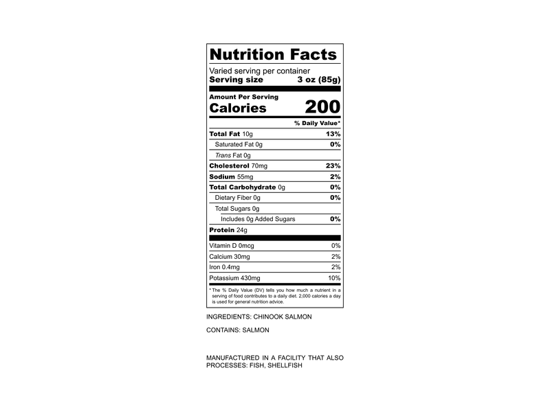 Product Image: King Salmon Portion - 1ct