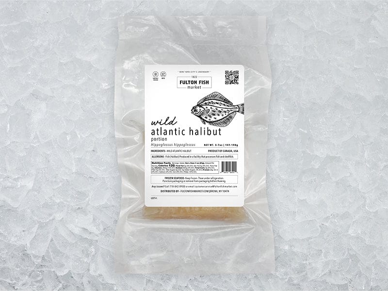 Product Image: Wild Atlantic Halibut Portion - 1ct