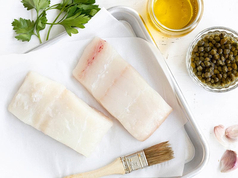Wild Atlantic Halibut Portion - 1ct image