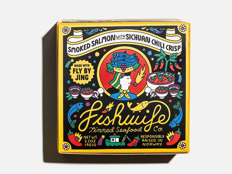 Product Image: Fishwife Smoked Salmon with Fly By Jing Chili Crisp (3-Pack)