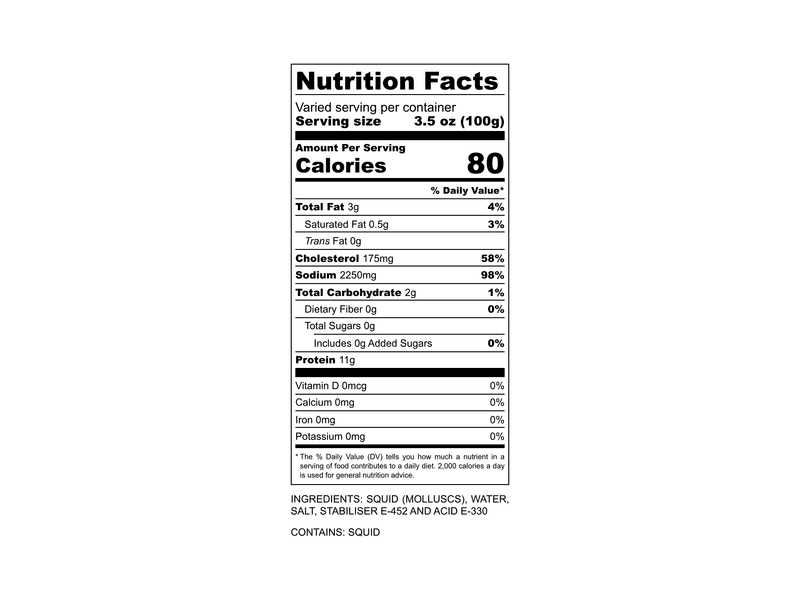 Product Image: Wild Calamari Rings - 2lbs