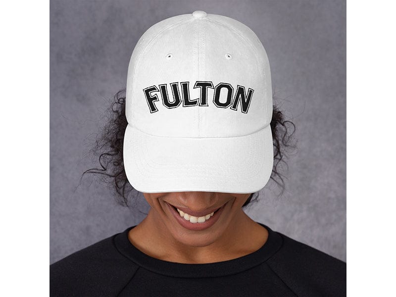 Fulton Fish Market Collegiate White Fulton Dad Hat image