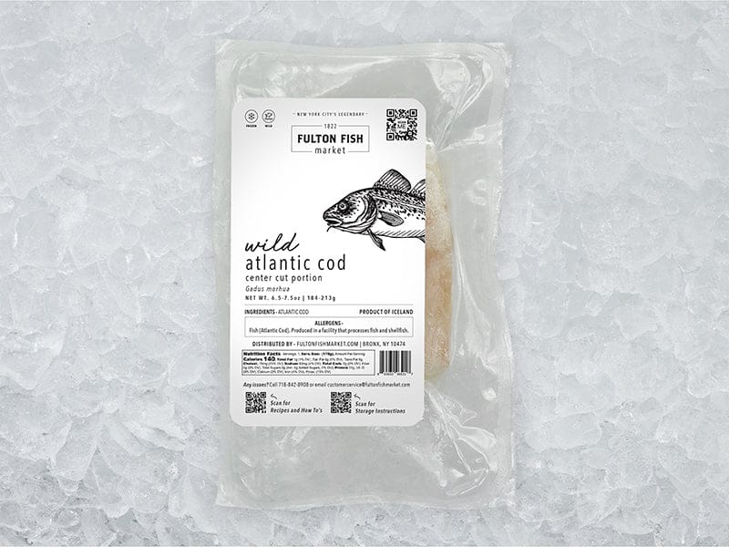Product Image: Wild Atlantic Cod Portion - 1ct