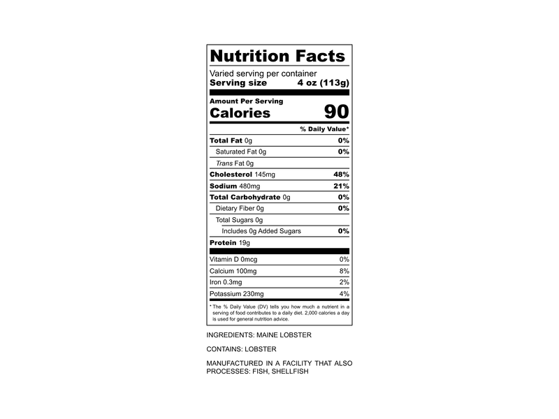 Product Image: Cooked Lobster Meat - 1lb
