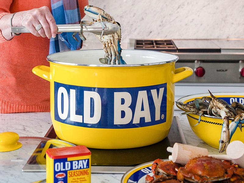 Product Image: Golden Rabbit Enamelware Old Bay Stock Pot, 18 Qt