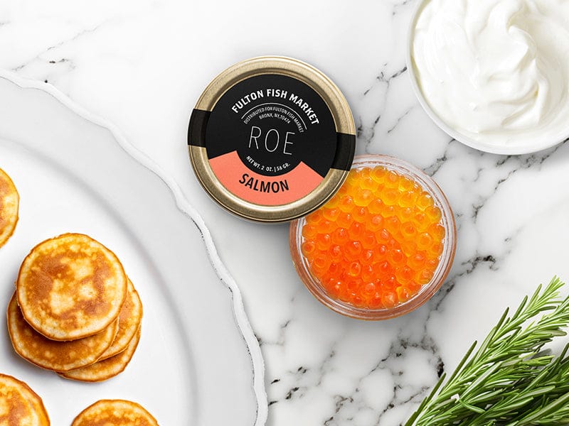 Fulton Fish Market Wild Salmon Roe, Large image