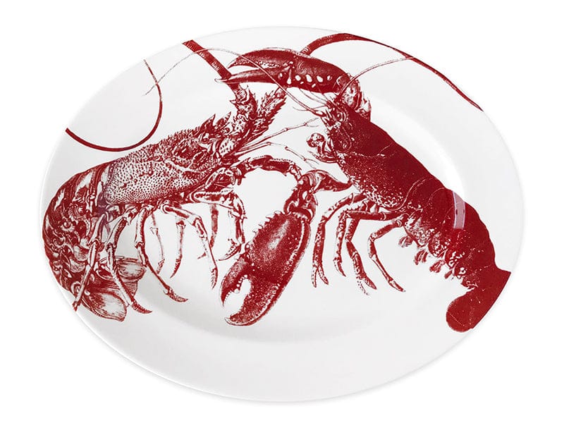 Caskata Lobster Oval Rimmed Platter image