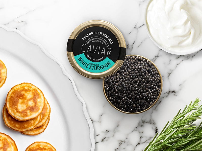 Fulton Fish Market American White Sturgeon Caviar image