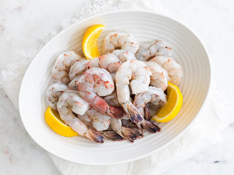 Wild Colossal Peeled & Deveined Blue Shrimp - 1lb image