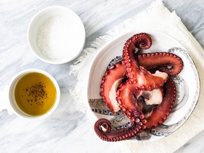Cooked Wild Spanish Octopus Tentacles image