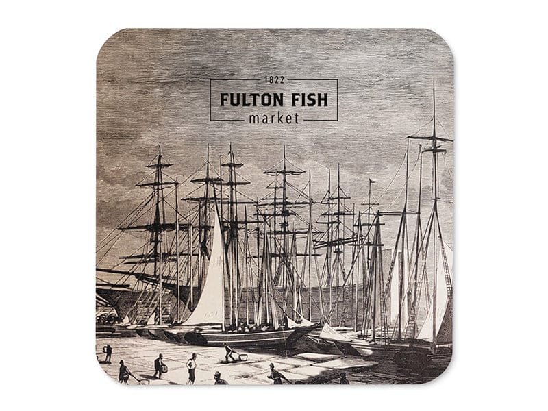 Sailboat Cork-Backed Coaster - 1ct image